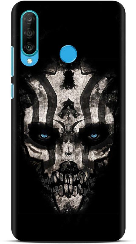 Sankee Back Cover for Huawei P30 Lite  (Black, Hard Case)