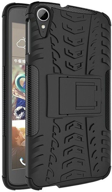 ZIVITE Back Cover for HTC 828  (Black, Rugged Armor, Pack of: 1)