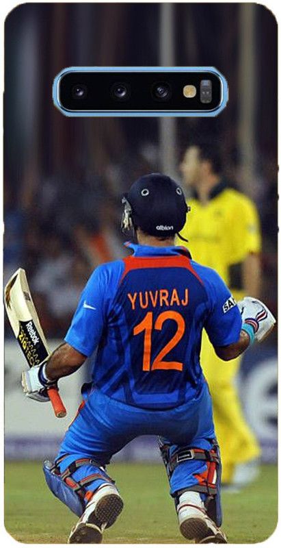 NDCOM Back Cover for Samsung S10 Plus Yuvraj Sing Sixer King Printed  (Multicolor, Hard Case, Pack of: 1)
