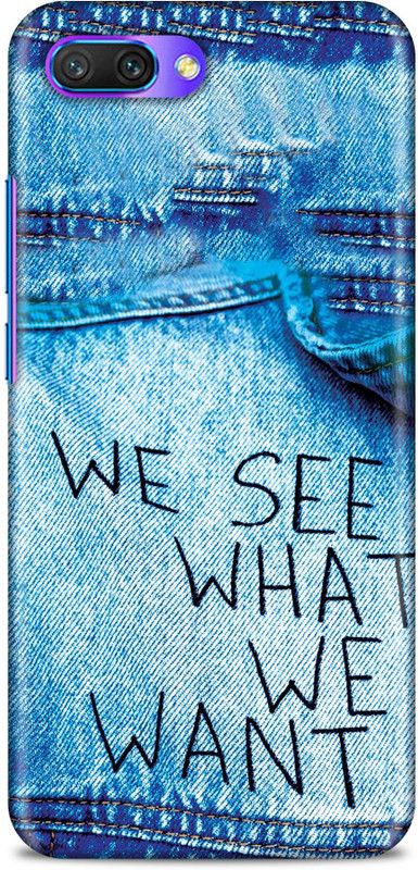Sankee Back Cover for Honor 10  (Blue, Hard Case)