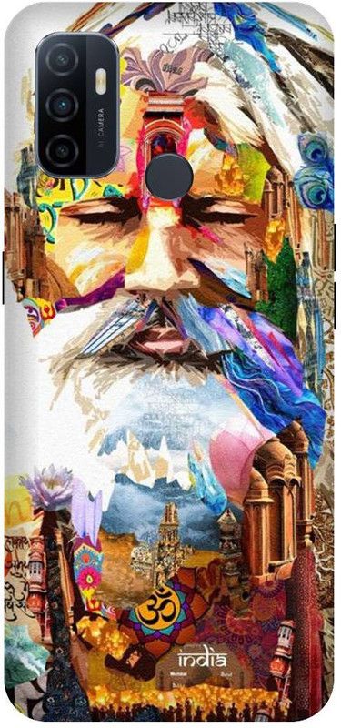 UMPRINT Back Cover for Oppo A33/Oppo CPH2137 Sadhu Aghori Mahakal Printed Back Cover  (Multicolor, Hard Case, Pack of: 1)