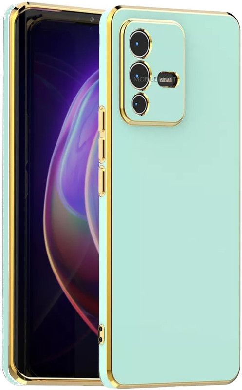 Mobile Mart Back Cover for Vivo V23 5G  (Green, Grip Case, Pack of: 1)