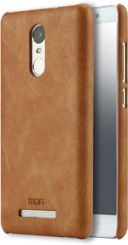 Mofi Back Cover for Mi Redmi Note 3  (Brown, Pack of: 1)
