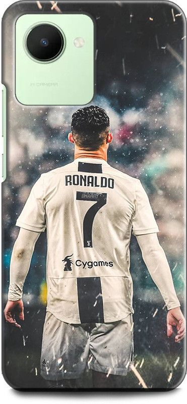 WallCraft Back Cover for Realme C30, RMX3581 CHRISTIANO RONALDO, FOOTBALL, SPORTS  (Multicolor, Dual Protection, Pack of: 1)