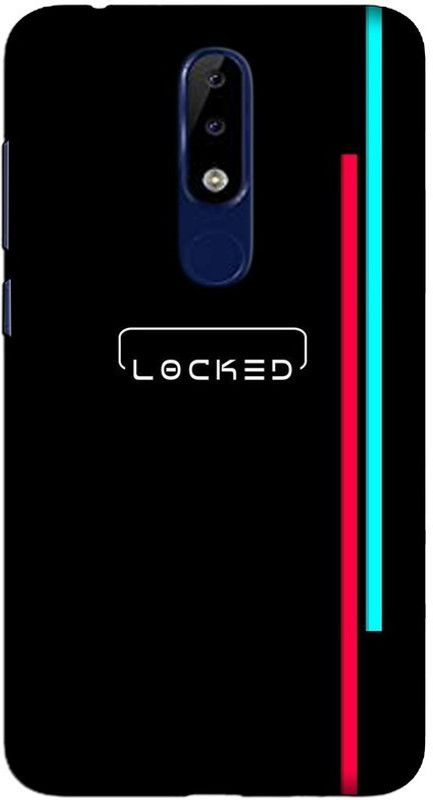 CROKIAN Back Cover for Nokia 6.1 Plus Locked Design Back Cover  (Multicolor, Hard Case, Pack of: 1)