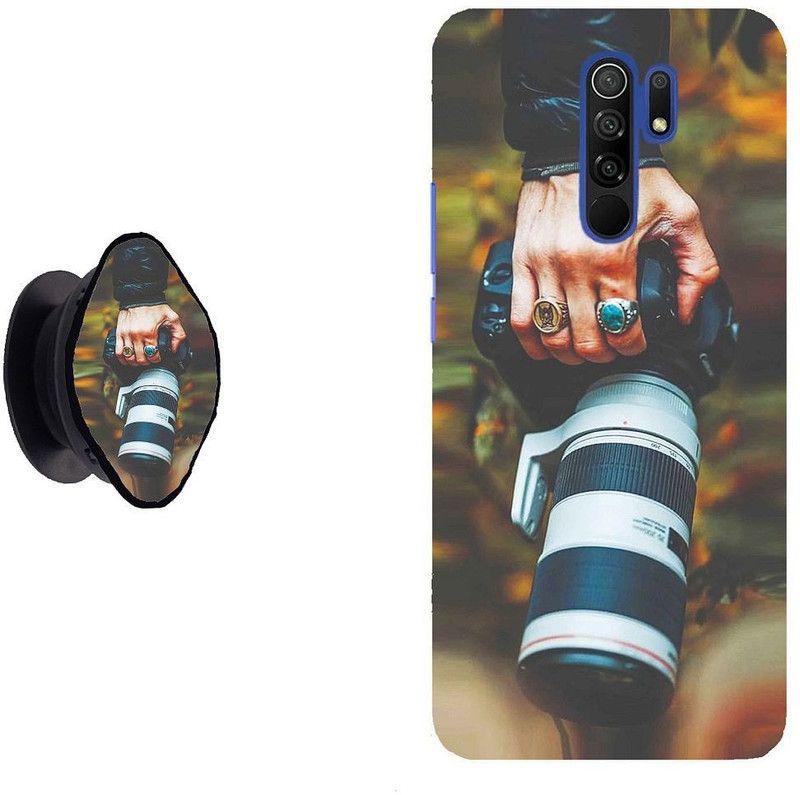 SPBR Back Cover for POCO M2  (Multicolor, Cases with Holder)