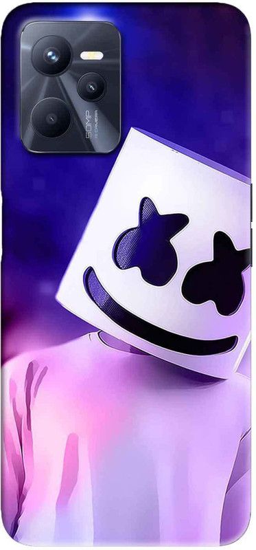 NDCOM Back Cover for Realme C35 Smiley Face Printed  (Multicolor, Hard Case, Pack of: 1)
