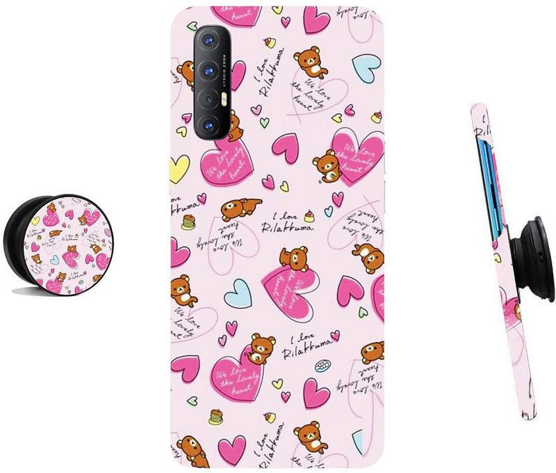 HELLO CASE Back Cover for Oppo Reno 3 Pro  (Multicolor, Cases with Holder)
