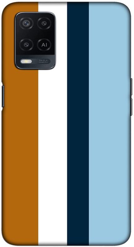CROKIAN Back Cover for Oppo A54 Designs Back Cover  (Blue, Hard Case, Pack of: 1)