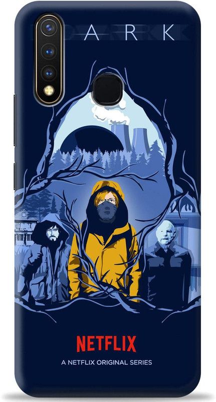 Swagr Back Cover for Vivo Y19  (Blue, Shock Proof, Pack of: 1)