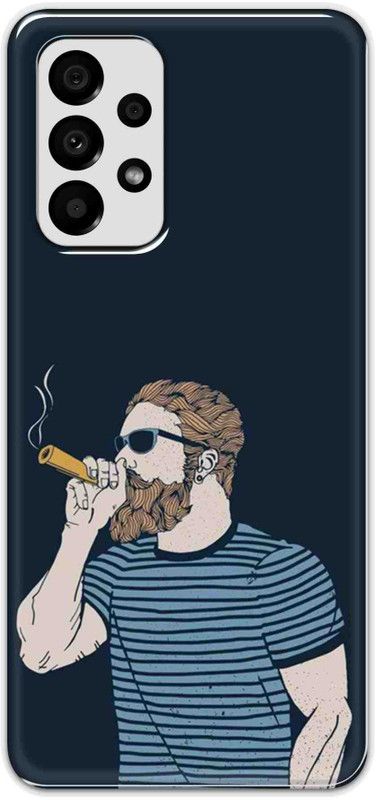 NDCOM Back Cover for Samsung Galaxy A73 5G  (Blue, Hard Case, Pack of: 1)