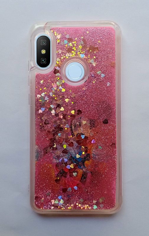AOnes Back Cover for Mi Redmi 6 pro  (Pink, Silicon, Pack of: 1)