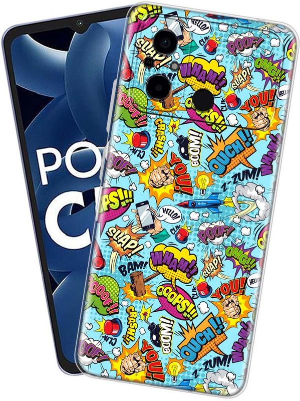 Memia Back Cover for POCO C55  (Multicolor, Grip Case, Silicon, Pack of: 1)