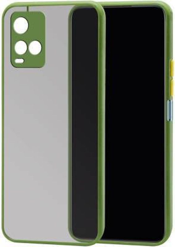 S-Gripline Back Cover for VIVO Y21 2021/ VIVO Y33s  (Green, Dual Protection, Pack of: 1)