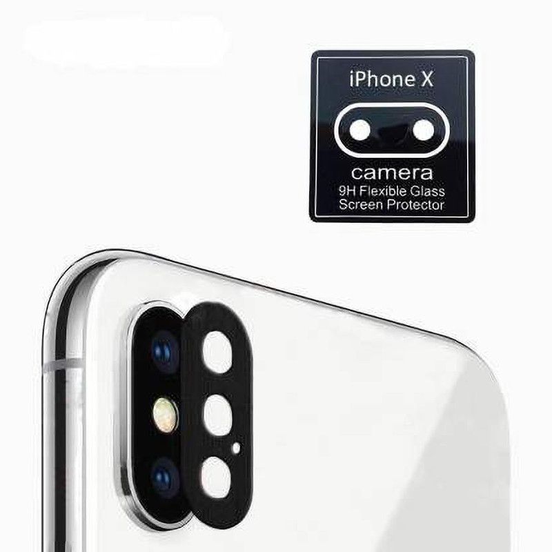 S-Line Back Camera Lens Ring Guard Protector for Apple iPhone X  (Pack of: 1)