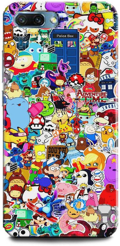 INDICRAFT Back Cover for Honor 10, Cartoon, Printed  (Multicolor, Shock Proof, Pack of: 1)