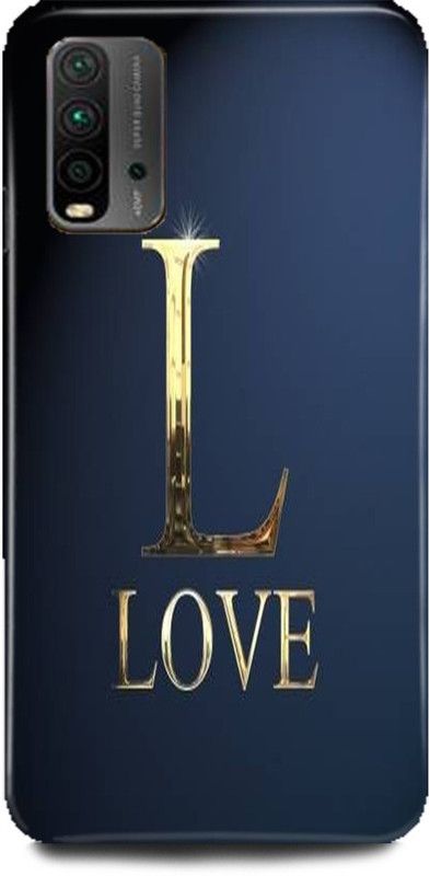 MP ARIES MOBILE COVER Back Cover for POCO M3, MZB087CIN, L letter L alphabet L love L name  (Multicolor, Hard Case, Pack of: 1)