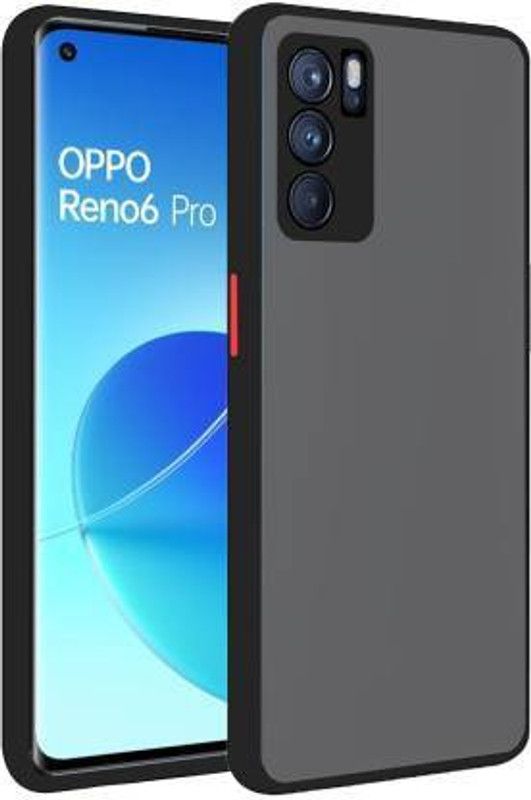 Rugraj Back Cover for Oppo A53s, Oppo A16  (Black, Grip Case, Pack of: 1)