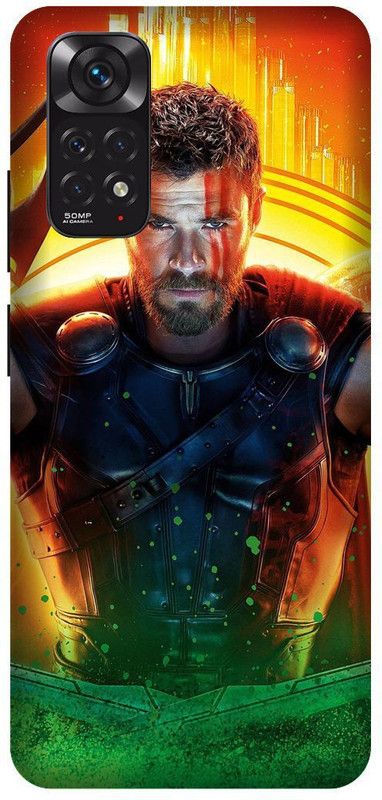 Yoprint Back Cover for Redmi Note 11 5G Thor Avengers Printed cover  (Multicolor, Hard Case, Pack of: 1)