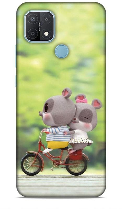 Lucent Crafts Back Cover for Oppo A15  (Multicolor, 3D Case, Pack of: 1)