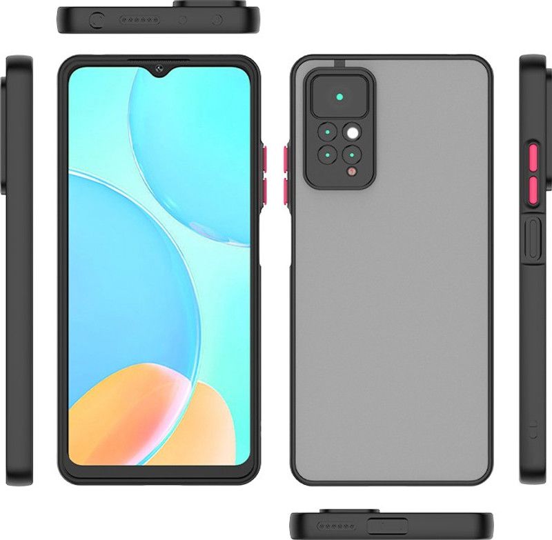 Instyle Back Cover for Mi Redmi Note 11 Pro 5G  (Black)