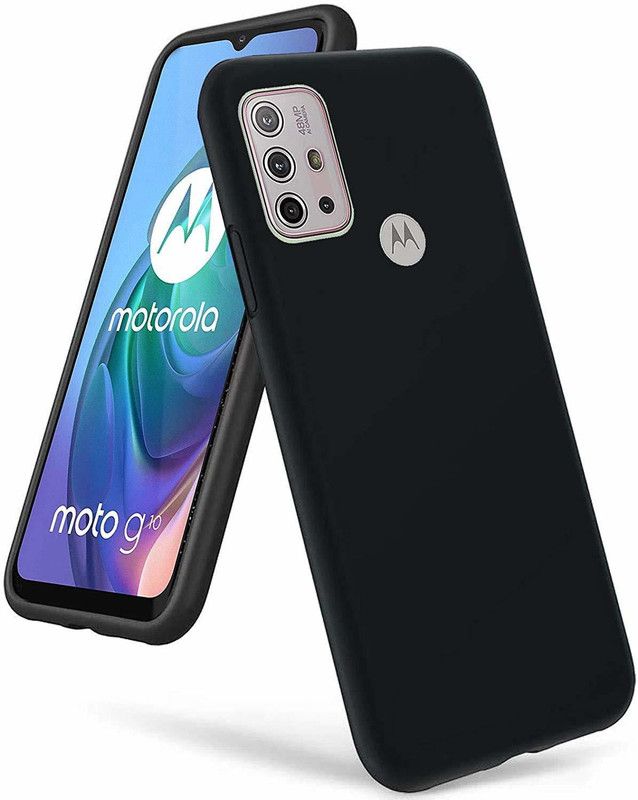 NKCASE Back Cover for Motorola G10 Power, Motorola G30  (Black, Shock Proof)