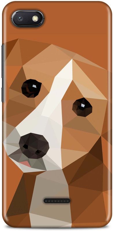 Sankee Back Cover for MI Xiaomi Redmi 6A  (Brown, White, Hard Case)