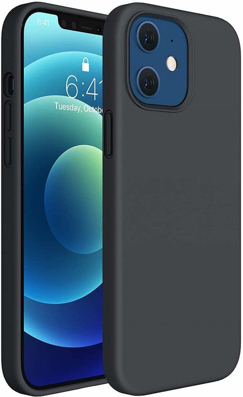 Hydbest Back Cover for Apple iphone 12, Apple iphone 12 Pro  (Black, Grip Case, Pack of: 1)