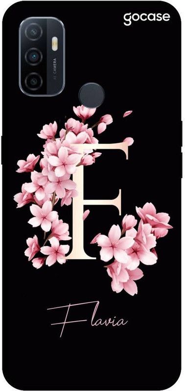 VS PRINT LINK Back Cover for OPPO A33 \ CPH2137 \ F letter,F name F word , Printed Back Cover  (Black, Hard Case, Pack of: 1)