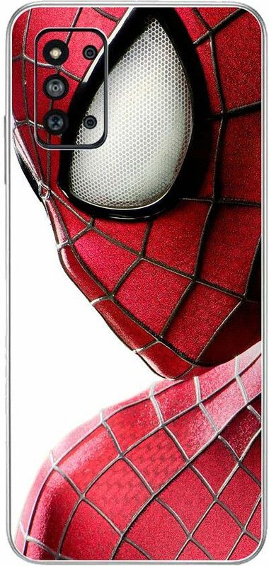 FCS Samsung Galaxy F52 5G Printed Back skin Mobile Skin  (Spider Side Skin)
