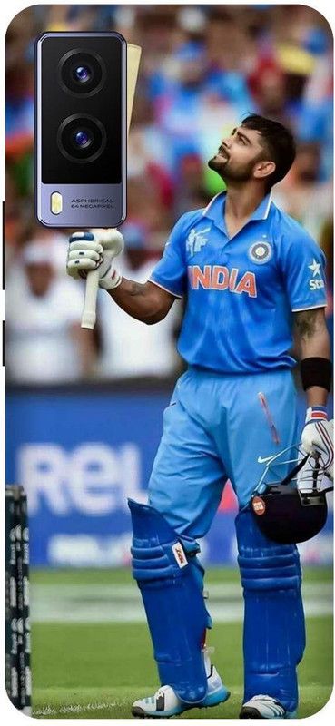 Savetree Back Cover for Vivo V21E, Vivo V21E 5G, virat kohli, cricketer  (Multicolor)