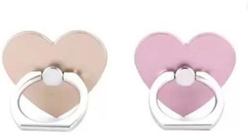 ULTRABYTES Mobile Ring Stand Holder Heart shape Finger Grip Universal) (1 Piece, Any color) Mobile Holder