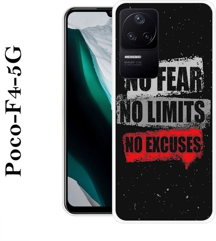 KLC Back Cover for Poco F4 5G  (Multicolor, Silicon)