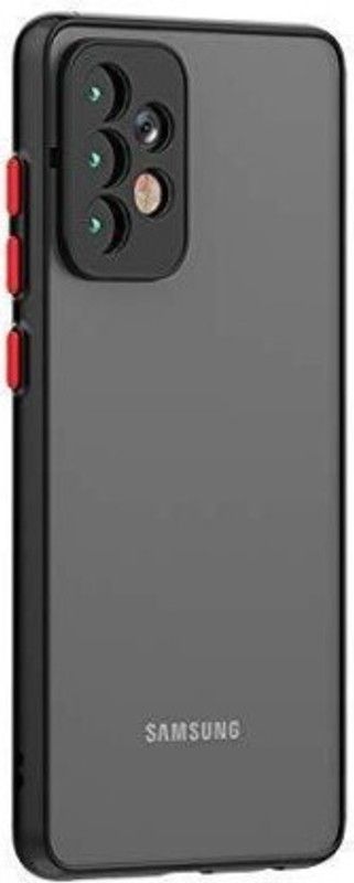 ZAKKKK Back Cover for SAMSUNG GALAXY A72  (Black, Camera Bump Protector)