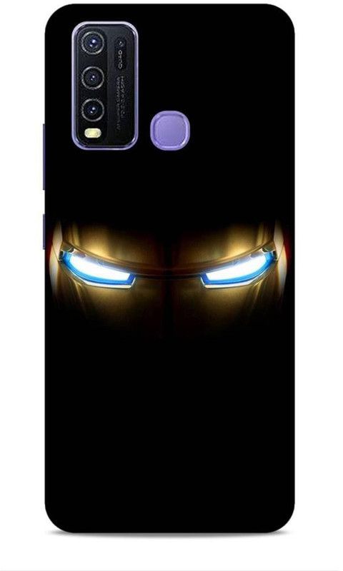 Printastic Back Cover for Vivo Y50, Vivo Y30  (Black)