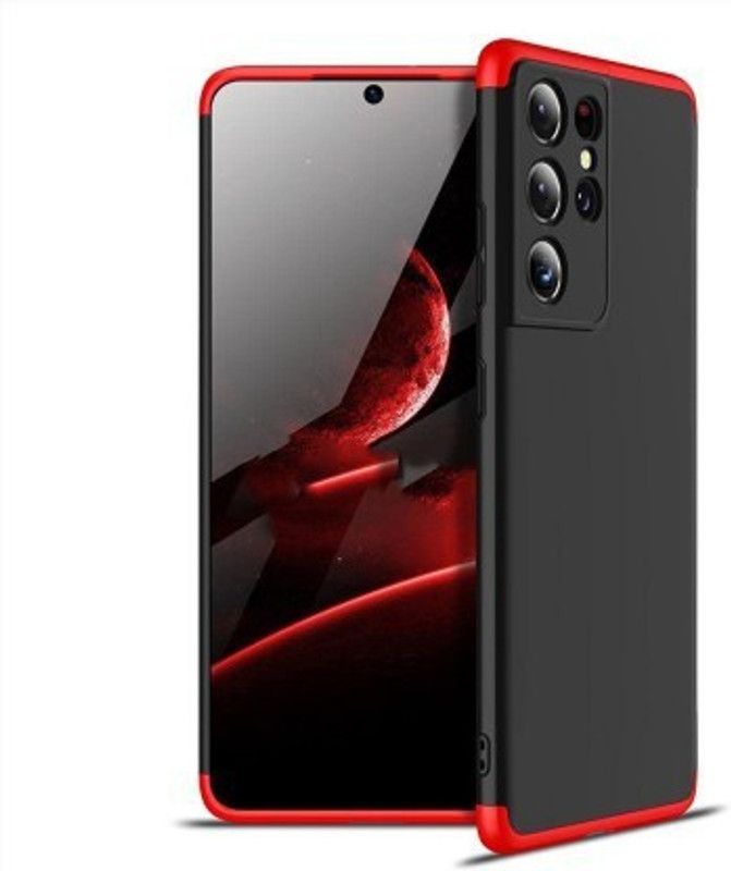 MatteSmoke Front & Back Case for Samsung Galaxy S22 Ultra  (Red, Dual Protection, Pack of: 1)