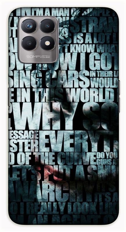 iprinto Back Cover for Realme 8i, RMX3151 Joker Back Cover  (Multicolor, Hard Case, Pack of: 1)