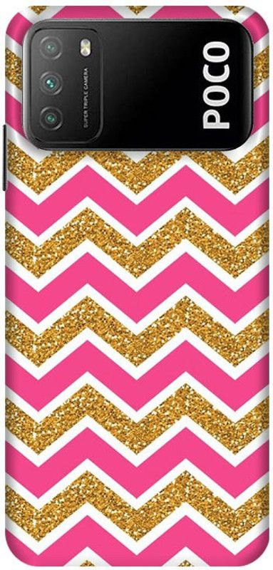 PNBEE Back Cover for Xiaomi Poco M3, M2010J19CG - Lining Print  (Multicolor, Hard Case, Pack of: 1)