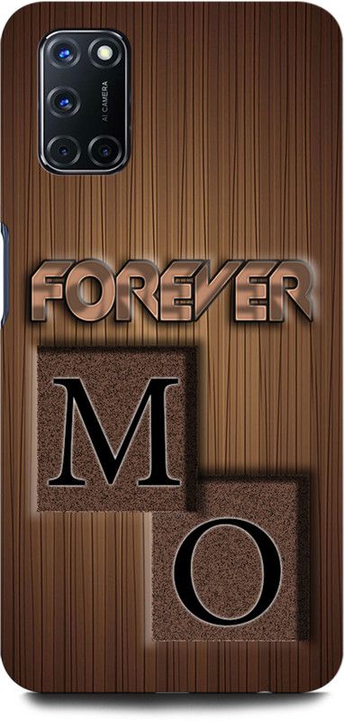 INTELLIZE Back Cover for OPPO A52 MO, M LOVE O, O LOVE M, M LETTER, O LETTER, MO NAME  (Multicolor, Hard Case, Pack of: 1)