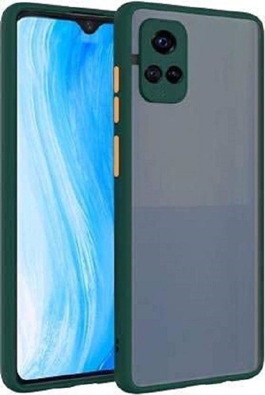 Velfo Back Cover for Vivo Y72 (5G)  (Green, Silicon, Pack of: 1)