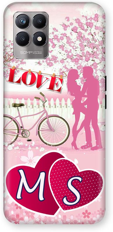 Ekish Back Cover for Realme 8i  (Pink, Hard Case, Pack of: 1)