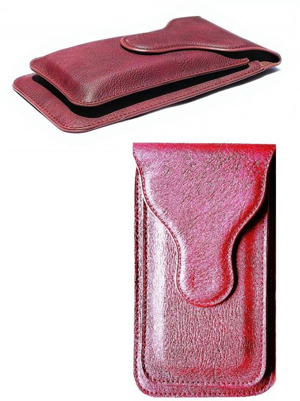 HARITECH Pouch for Samsung Galaxy A40 / Samsung Galaxy A20e  (Red, Dual Protection, Pack of: 1)