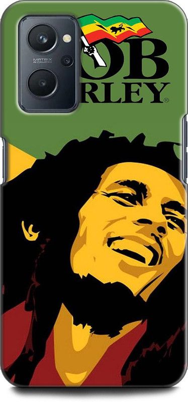 INDICRAFT Back Cover for Realme 9i, RMX3491 BOB MARLEY, JAMAICA, LEGEND, REGGAE, MUSIC  (Multicolor, Shock Proof, Pack of: 1)