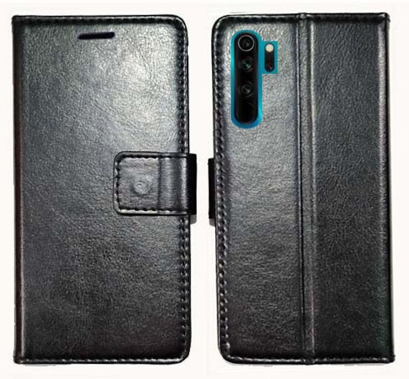 AD Enterprises Flip Cover for Mi Redmi Note 8 Pro  (Black, Magnetic Case, Pack of: 1)