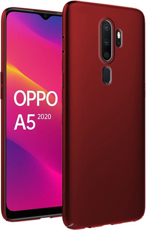 TrueObjects Back Cover for Oppo A9 2020, Oppo A5 2020  (Red, Hard Case, Pack of: 1)