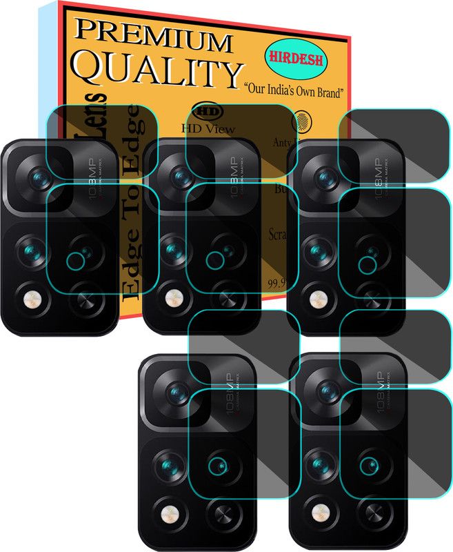 hirdesh Back Camera Lens Glass Protector for Xiaomi 11i 5G  (Pack of: 5)