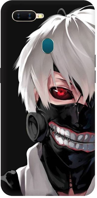 URCHIN Back Cover for Oppo A7 Tokyo Ghoul, Keneki, Anime, Ghoul, Superpower, Heros, Skull, Dark  (Multicolor, Shock Proof, Pack of: 1)