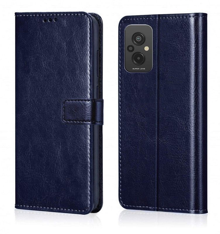 Cockcrow Flip Cover for Redmi 11 Prime  (Blue, Shock Proof, Pack of: 1)