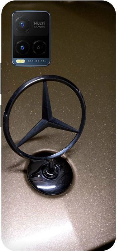 Bluvver Back Cover for Vivo Y21,V2111, Printed Mercedes Logo Back Cover  (Multicolor, Hard Case, Pack of: 1)