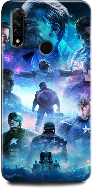 Afterglow Back Cover for OPPO A31 CAPTAIN AMERICA, AVENGERS, MARVEL, COMICS, SHEILD, SUPERHERO  (Multicolor, Shock Proof)